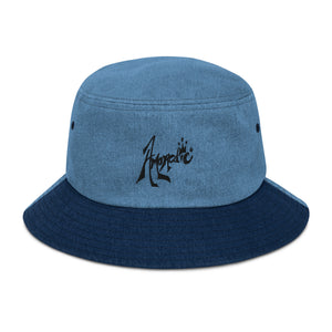 Denim bucket hat