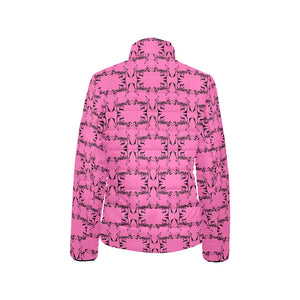 Mel custom pink Women's Stand Collar Padded Jacket