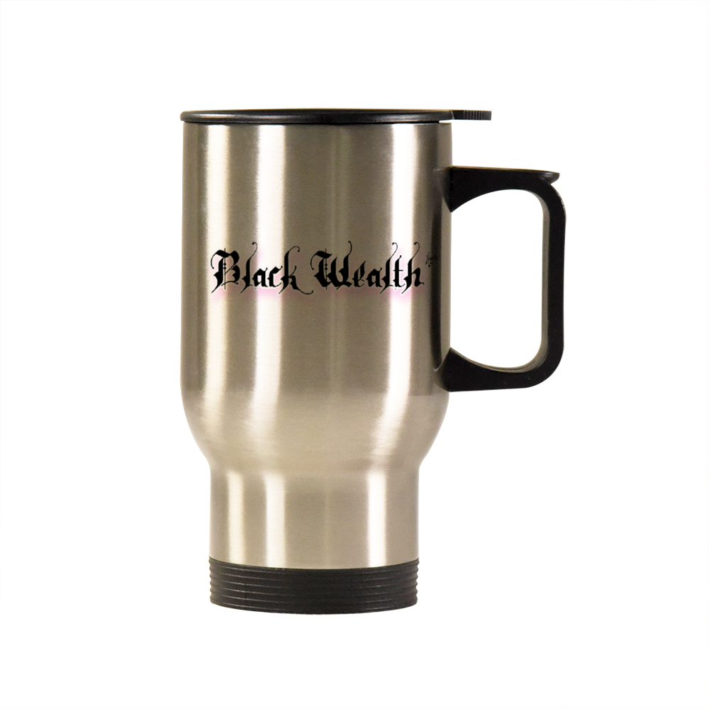 Black Wealth Stainless Steel Driver Mug Commuter Mug