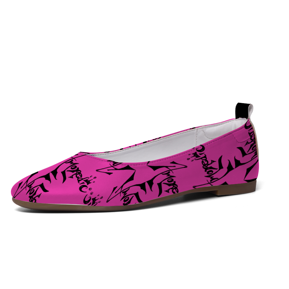 Amoredic Poppin Pink Ballerina Flat