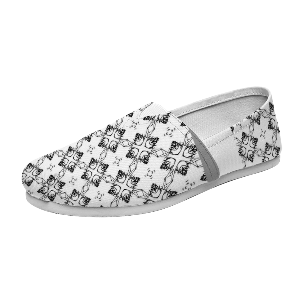 Amoredic Spiffy Print Canvas Shoes Unisex