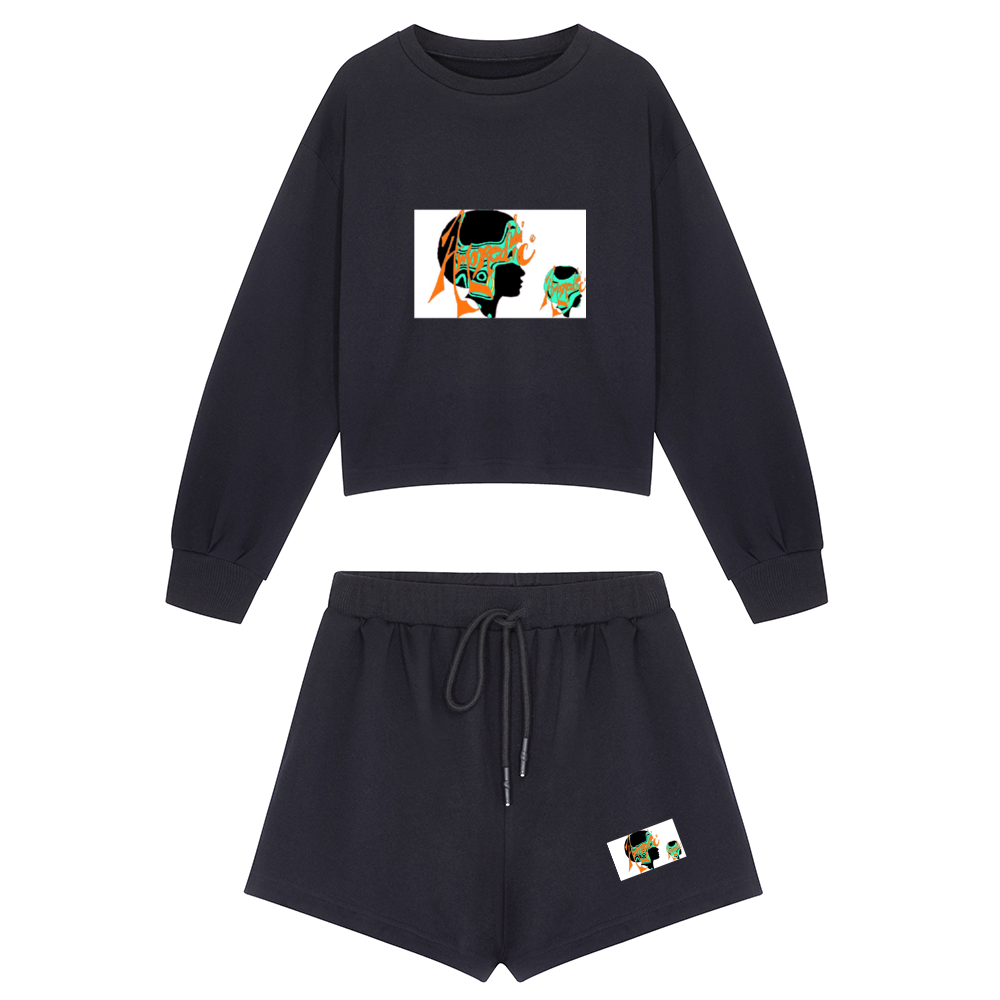 Amoredic Afro Beauty Sweat Set Shorts