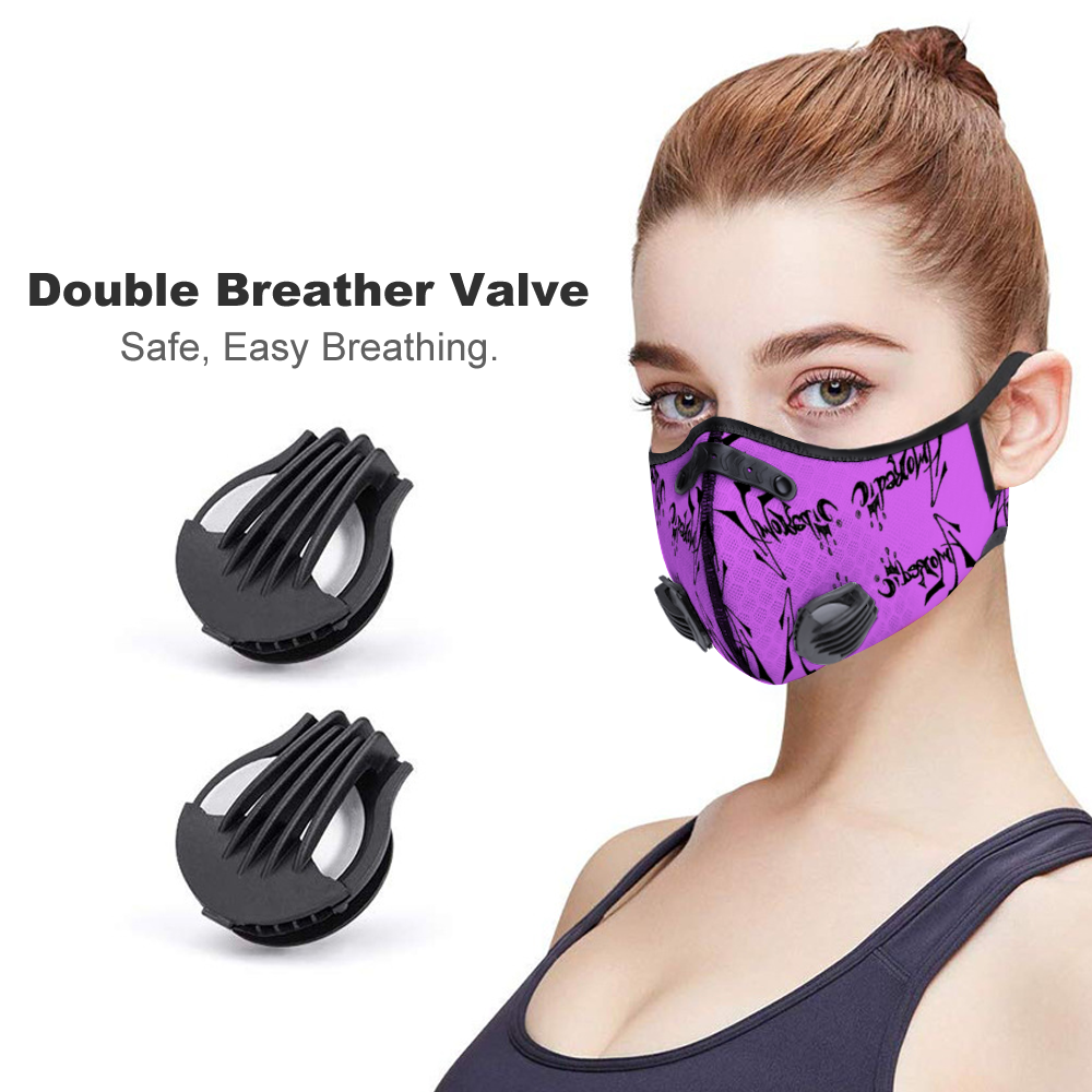 Purple Rain Outdoor Protective Mask