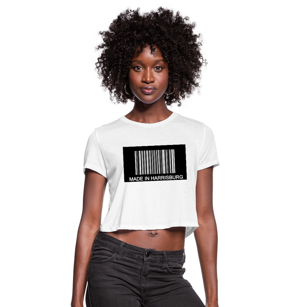 Made In Harrisburg Crop Top - white