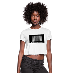 Made In Harrisburg Crop Top - white